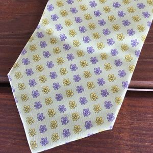 NOLA Couture Fluer De Lis Multicolor Silk Tie